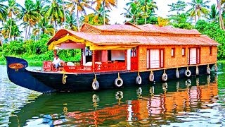 Beautiful Alleppey Houseboats  Kerala India [upl. by Giesecke]