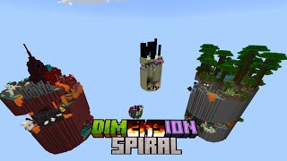 Dimension spiral  Trailer map Minecraft Bedrock Edition [upl. by Eniamrej]