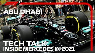 The Evolution Of Mercedes 20142021  F1 TV Tech Talk  2021 Abu Dhabi Grand Prix [upl. by Enaffit]