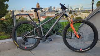 Custom Hardtail MTB Build  SRAM TType Transmission AXS [upl. by Bernardi]