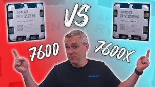 Ryzen 5 7600 Vs Ryzen 5 7600X 42 Game Benchmark  1080p 1440p amp 4K [upl. by Amapuna]