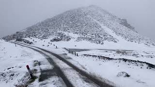 Snowing in Carding Mill Valley Church Stretton Shropshire [upl. by Elmajian]