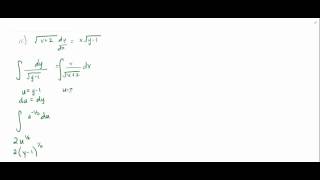 Differential Equations  Separation of Variables with USubstitution [upl. by Zobkiw]