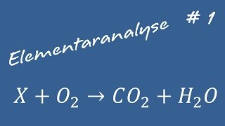 Elementaranalyse für chemische Reaktionen [upl. by Eniamej]