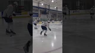 Players working on their edges at the Washington Capitals Development Camp [upl. by Parish]