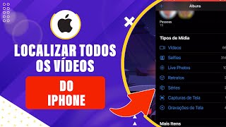 Como localizar todos os vídeos salvos no iPhone em 2023 [upl. by Jethro]