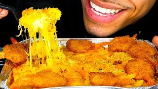 ASMR CHEESIEST MAC amp CHEESE MUKBANG 먹방 STIRRING EATING MACARONI AND CHEESE NO TALKING JERRY [upl. by Samtsirhc]