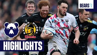 Highlights Exeter Chiefs vs Bristol Bears  LATE DRAMA AT SANDY PARK [upl. by Zorine]