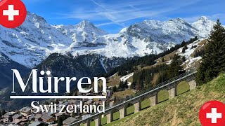 Mürren The Pretty Mountain Village In Switzerland [upl. by Allehc392]