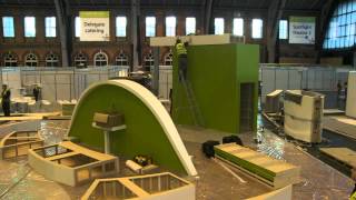 How to build a 150sqm exhibition stand in under 15 hours [upl. by Wassyngton]