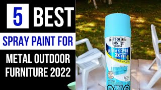 Best Spray Paint For Metal Outdoor Furniture  Picks amp Reviews  2024 [upl. by Raknahs]