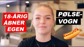 18årige Nicoline droppede ud af HF og åbnede sin egen pølsevogn [upl. by Meredithe420]