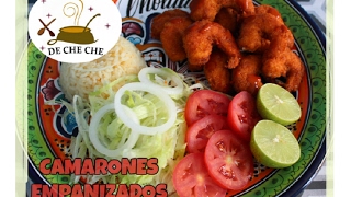 CAMARONES EMPANIZADOS DELICIOSA RECETA DE MAR [upl. by Zoller174]