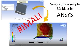 How to simulate 3D blast in ANSYS workbench  AUTODYN  imali [upl. by Africa]