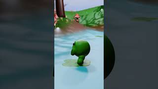 frog party paradiset Blender animation [upl. by Sutelc]