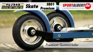 Rollski  Skiroller SRB Skate SR01  Premium Rolle von wwwsportalbertde [upl. by Mirth]