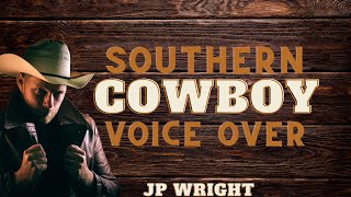 SOUTHERN AMERICAN COWBOY VOICE OVER DEMO [upl. by Anyg]