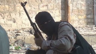 Exclusive video of rebel snipers fighting in Syria [upl. by Acinnod]