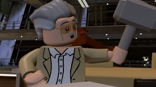 LEGO Marvels Avengers  All Stan Lee Appearances [upl. by Ahsiekrats603]