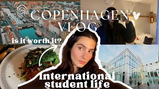 INTERNATIONAL STUDENT LIFE IN COPENHAGEN DENMARK VLOG  IS IT WORTH IT [upl. by Lansing]