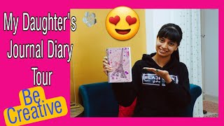 MY DAUGHTERS JOURNAL DIARY📕 Full TOUR  DIY  Pratimaslifenliving [upl. by Nesyt]