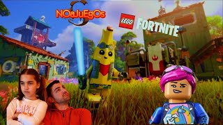 Ocupamos el pueblo de bombardera en Lego fornite 🤪 [upl. by Ednutey]