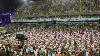 Bateria da Mangueira encerrando o desfile  Carnaval 2018 [upl. by Eikcim]