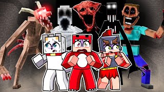 Sobreviviendo a TODOS los Monstruos Más TERRORÍFICOS de Minecraft ☠️😱 Raptorgamer [upl. by Seltzer666]