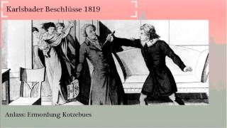 Karlsbader Beschlüsse 1819 einfach erklärt  lernenmitravende [upl. by Onibla]