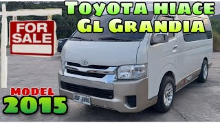 Toyota Hiace Gl Grandia 2015 forsale25 Enginesecondhandcars toyota murangvan grandia [upl. by Oigufer]