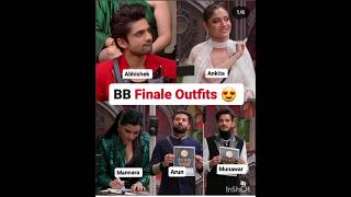 🔥BB finale outfits 😍 shortvideo biggboss finale [upl. by Monty]