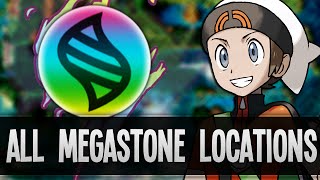 How amp Where to catchget  All 48 Megastones Locations in Pokemon Omega Ruby amp Alpha Sapphire [upl. by Anilegnave]