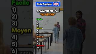 Estu meilleur que la moyenne des français en anglais  😳🇬🇧 quiz anglais traduction mots [upl. by Enrobialc222]