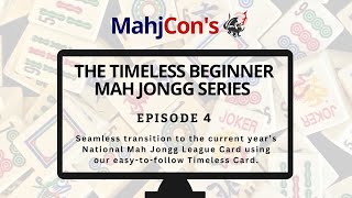 Episode 4 How to read the card Part 2  Learn American Mah Jongg Mahjong [upl. by Saxen]