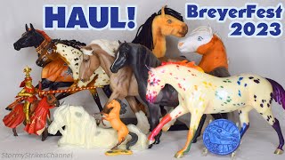 My BreyerFest 2023 Haul  Special Runs Clarion Finds Breyer Store Models Spirit Horses amp More [upl. by Pren867]