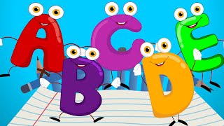 Five Little Alphabets  Nursery Rhymes For Babies  Cartoon Videos For Children by Kids Tv [upl. by Anilek465]