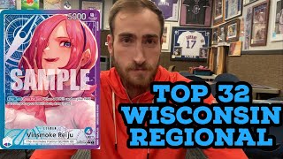 Null’s Top 32 Reiju Deck Profile  Wisconsin Regional  OP085  One Piece TCG [upl. by Akinam638]