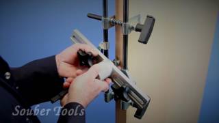 Mortice Jig  Hinge cutting on a door [upl. by Nadbus]