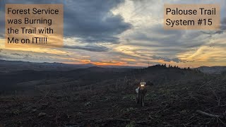 Riding on a trail on fire 🔥Palouse trail system 15 [upl. by Urissa]