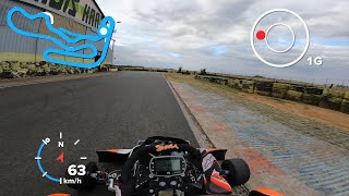 Karting ROTAX 125 MAX DD2 EVO ONBOARD  GoPro Hero 9  Dunois Kart Track [upl. by Abbie]