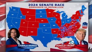 UPDATED 2024 US Senate Map SHOCKER Latest Poll Data Reveals All 50 states Democrats vs Republicans [upl. by Sonahpets]