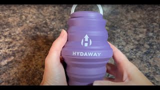 HYDAWAY 17 oz Collapsible Reusable Water Bottle  Close Up Demo and Honest Review amazonfinds ad [upl. by Aryamoy]