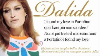 Dalida  Love in Portofino  Paroles Lyrics [upl. by Rama]