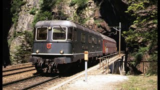 Die SBB am Gotthard in 1989 [upl. by Eilyk]