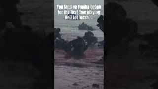 FIRST DEPLOYMENT ON OMAHA BEACH HELL LET LOOSE [upl. by Copeland]