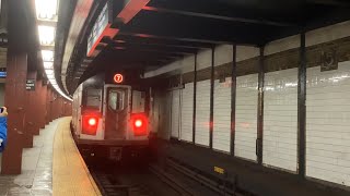 IND Culver amp IRT Flushing Line 7 A B D F amp M Trains  5 Av  42nd St Bryant Park [upl. by Eatnoled520]