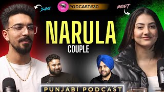 NARULA COUPLE  SAM NARULA  REET NARULA  podcast  MAPLE HAWKS PODCAST  punjabi podcast [upl. by Adelpho382]