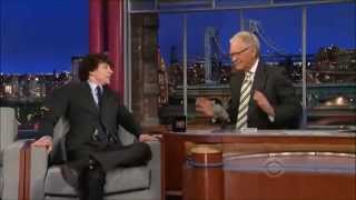 Jesse Eisenberg On David Letterman Show 16 May 2013 [upl. by Eirojam967]