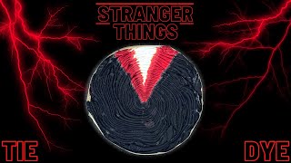 Tiedye pattern  Stranger Things Lightning Spiral  THE UPSIDE DOWN [upl. by Emelia841]