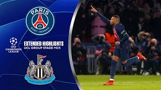 Paris SaintGermain vs Newcastle United Extended Highlights  UCL Group Stage MD 5  CBS Sports [upl. by Nevets]